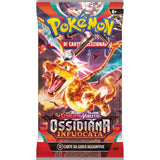 Game Vision - Pokemon Trading Cards 10 cards Blister Pokemon Scarlatto e Violetto Ossidiana Infuocata