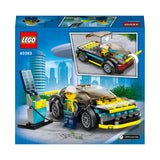 LEGO 60383 City Electric Sports Car Toy for 5 Plus Years Old Boys and Girls, Race Car for Kids Set with Racing Driver Minifigure, Building Toys