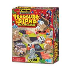 4M - KidzLabs Treasure Island Dig & Play Game - Board Games