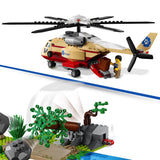 LEGO 60302 City Wildlife Rescue Operation Vet Clinic Set, with Animal Figures and Helicopter Toy for Kids 6 Years Old
