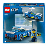 LEGO 60312 City Police Car Toy for Kids 5 Years Old with Officer Minifigure, Adventures Series, Chase Vehicle Building Set