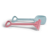 Androni - Strand Speelgoed - Gerecycleerde Pastel Schep en Hark Set - 12M+