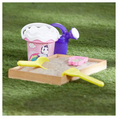 Androni - Unicorn Backpack Beach Set 6 Pcs - Sand and Water Play Kit with Bucket and Sprinkler - Age +10M - Beach & Sand Toys