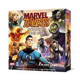 Asmodee - Marvel Zombies - Fantastic 4 Under Siege - Board Games - Age +14 - STR8318 - Italian Edition