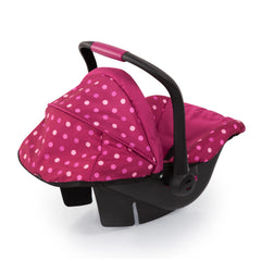 BAYER DESIGN - Doll Deluxe Car Seat with Canopy Pink - Dolls Playsets Toy Figures