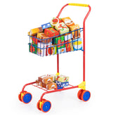 BAYER DESIGN - Shopping Cart with Food Packages - Dolls Playsets Toy Figures