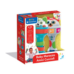 Baby Clementoni - Baby Maracas Amici Cuccioli Baby Aktivspielzeug - Italienische Edition