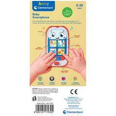 Baby Clementoni - Baby Smartphone Baby Activity Toys - Italian Edition
