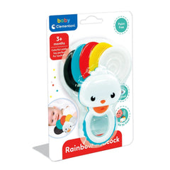 Baby Clementoni - Rainbow Peacock Rattle