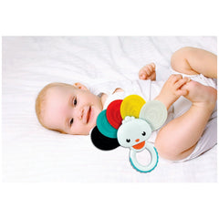 Baby Clementoni - Rainbow Peacock Rattle