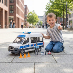 Bruder - Mb Sprinter Police Emergency Vehicle With Light And Sound Module - Play Vehicle