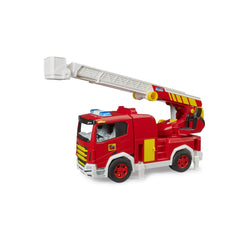 Bruder - RoadMax Fire Truck with ladder - 1:16 Scale Toy Vehicle - Age +4 - Play Vehicles