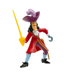 Bullyland - Disney - Figurine de Capitaine Crochet 10 cm - Aventures de Peter Pan - Figurines d'action et de jouets