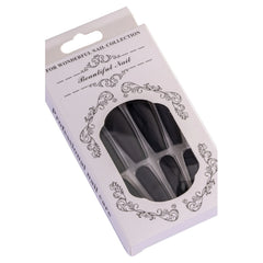 Carnival Toys - Set d'ongles noirs longs - Professions fictives et jeux de rôle