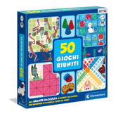 Clementoni - 50 Giochi Riuniti Board Games - Italian Edition