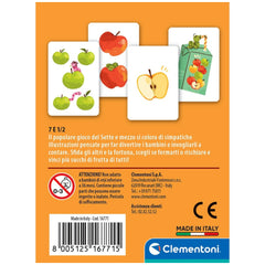 Clementoni - 7 E Mezzo Card Games - Italian Edition