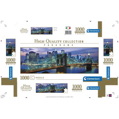 Clementoni High Quality Collection - New York Brooklyn Bridge 1000 Pcs Puzzle Panorama