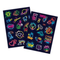 Clementoni Idea - 30 Big Neon Stickers