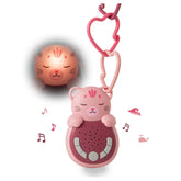 Cloud-B - Travel Comforting Sound Machine w/Calming Light - Sweet Dreamz On the Go Cat - Stuffed Animals Age +0M - CDB7672-CA