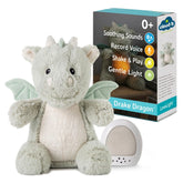 Cloud-B - White Noise Soothing Nightlight Plush - Love Light Buddies Drake the Dragon - Stuffed Animals Age +0M - CDB7701-DR