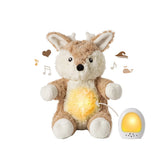 Cloud-B - White Noise Soothing Nightlight Plush - Love Light Buddies Finley the Fawn - Stuffed Animals Age +0M - CDB7700-BD