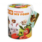 Cubika - 10 Puzzles in 1 - Puzzlika My Food - Puzzles Age: +2 - CBK12992