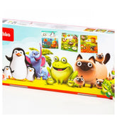Cubika - 3 Puzzles in 1 - Puzzlika My Favorite Animals - Puzzles Age: +2 - CBK12985