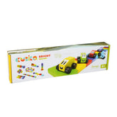 Cubika - Wooden Construction Set - Blocks for Kids Lively Races - Construction Set Toys Age: +2 - CBK14859