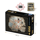 D-Toys - Ancient Egypt Nebamun Hunting in the Marshes - Puzzle 1000 Pcs. Age +14 - DTS74843