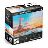 D-Toys - Eiffel Tower, Paris, France - Puzzle 1000 Pcs. Age +14 - DTS79893