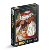 D-Toys - Pierre - Auguste Renoir Two Girls Reading - Puzzle 1000 Pcs. Age +14 - DTS70289