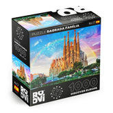 D-Toys - Sagrada Familia, Barcelona, Spain - Puzzle 1000 Pcs. Age +14 - DTS79862