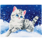 DIAMOND DOTZ - Kitten In The Snow - Arts & Crafts