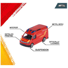 DICKIE - Play Vehicles - Majorette Rescue 3-Piece Set - Metal - 3 Yrs - Gift