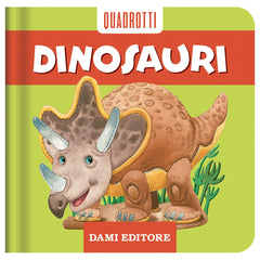 Dami Editore - Quadrotti - Dinosauri - Books Age +0M - +36M - DME57507A - Italian Edition