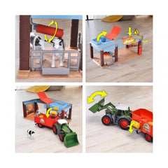 Dickie - Farm Station With Tractor Toy Playsets