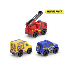 Dickie - Sos Team Set 3 Pcs Pack Play Vehicles