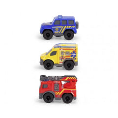 Dickie - Sos Team Set 3 Pcs Pack Play Vehicles