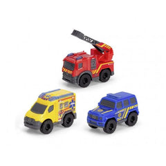 Dickie - Sos Team Set 3 Pcs Pack Play Vehicles