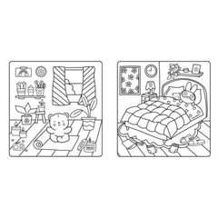 Edizioni del Borgo - Momenti Sereni - Cozy Coloring - Book Age: +3 - +6 - EDB59594A - Italian Edition