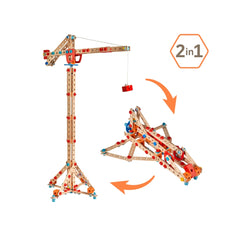 Eichhorn - Grue Tour - 2 en 1 et Navette Spatiale - Jouets de Construction - 6 - 58701374