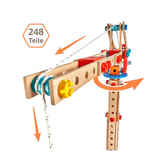 Eichhorn - Grue Tour - 2 en 1 et Navette Spatiale - Jouets de Construction - 6 - 58701374