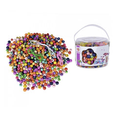 Eichhorn - Perles en bois dans un seau - 800 pièces - Loisirs créatifs - Loisirs créatifs