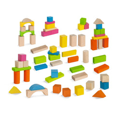 Eichhorn - Wooden Blocks - 60 Pcs - Sorting & Stacking Toys - Sorting & Stacking Toys