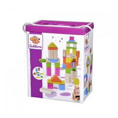 Eichhorn - Wooden Blocks - 60 Pcs - Sorting & Stacking Toys - Sorting & Stacking Toys