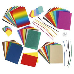 Folia - Bastel Papier-Set Creative Box All Year Round 323 Pieces Multi Coloured Sheets - Arts & Crafts