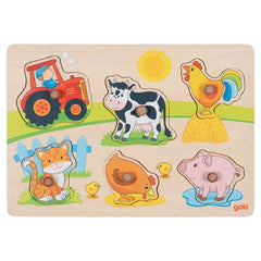 GOKI - Lift Out Puzzle On The Farm - Puzzles