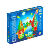 Geomag - Magnetic Tiles Gems Magnetic Construction Toy - 100% Recycled Plastic Building Blocks Set - 16 Pcs - Age +3 Construction Set Toys - GMG4100