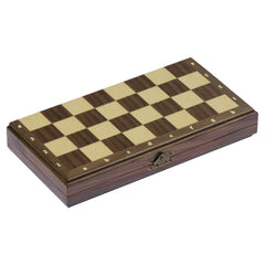 Gollness - Magnetic Chess Set In A Wooden Hinged Case - Board Games