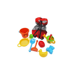 Gowi - Jeux de plage - Set de jouets de sable avec sac à dos - 3 Ans+ - Multicolore